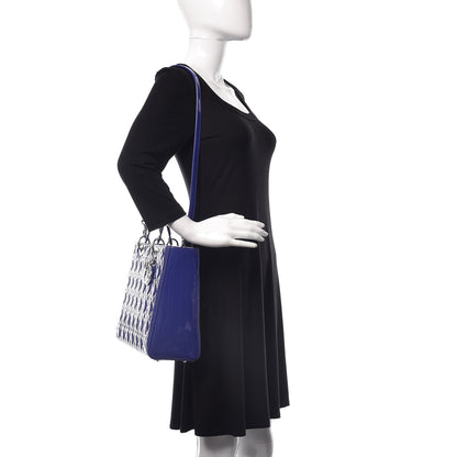 Christian Dior Patent Cannage Large Lady Dior Purple 2 of 11