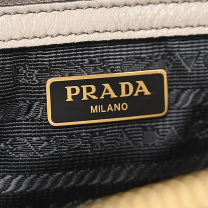 Prada Vitello Daino Cosmetic Pouch Argilla 6 of 8