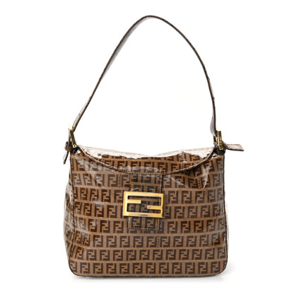 Fendi Vinyl Zucchino Mama Baguette Tobacco 1 of 9
