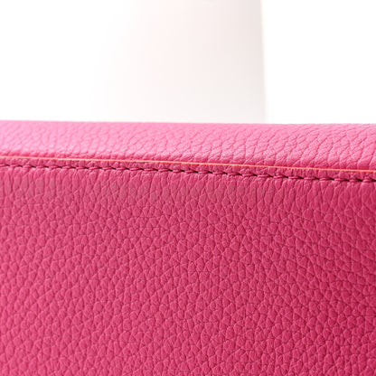 Louis Vuitton Taurillon Capucines Hibiscus Poppy 12 of 13