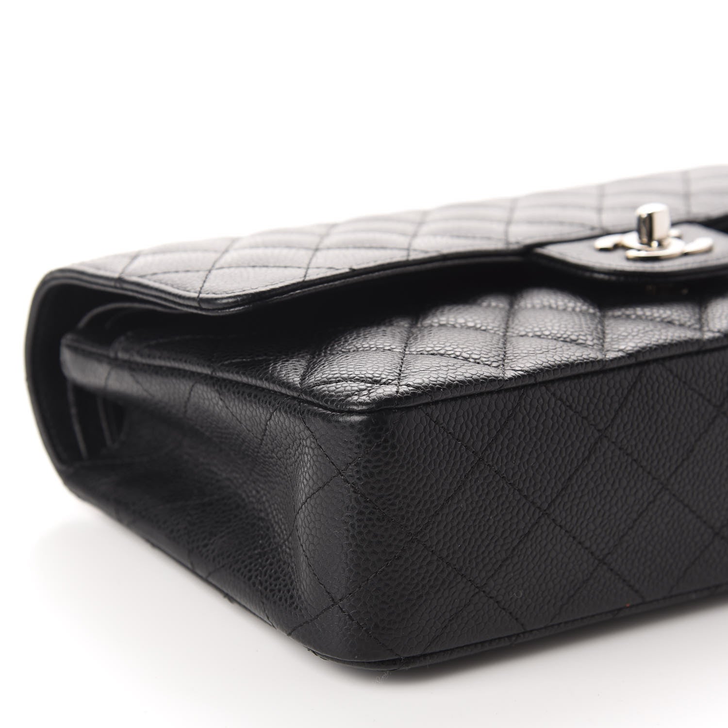 Chanel Caviar Quilted Medium Double Flap Black 6 of 13