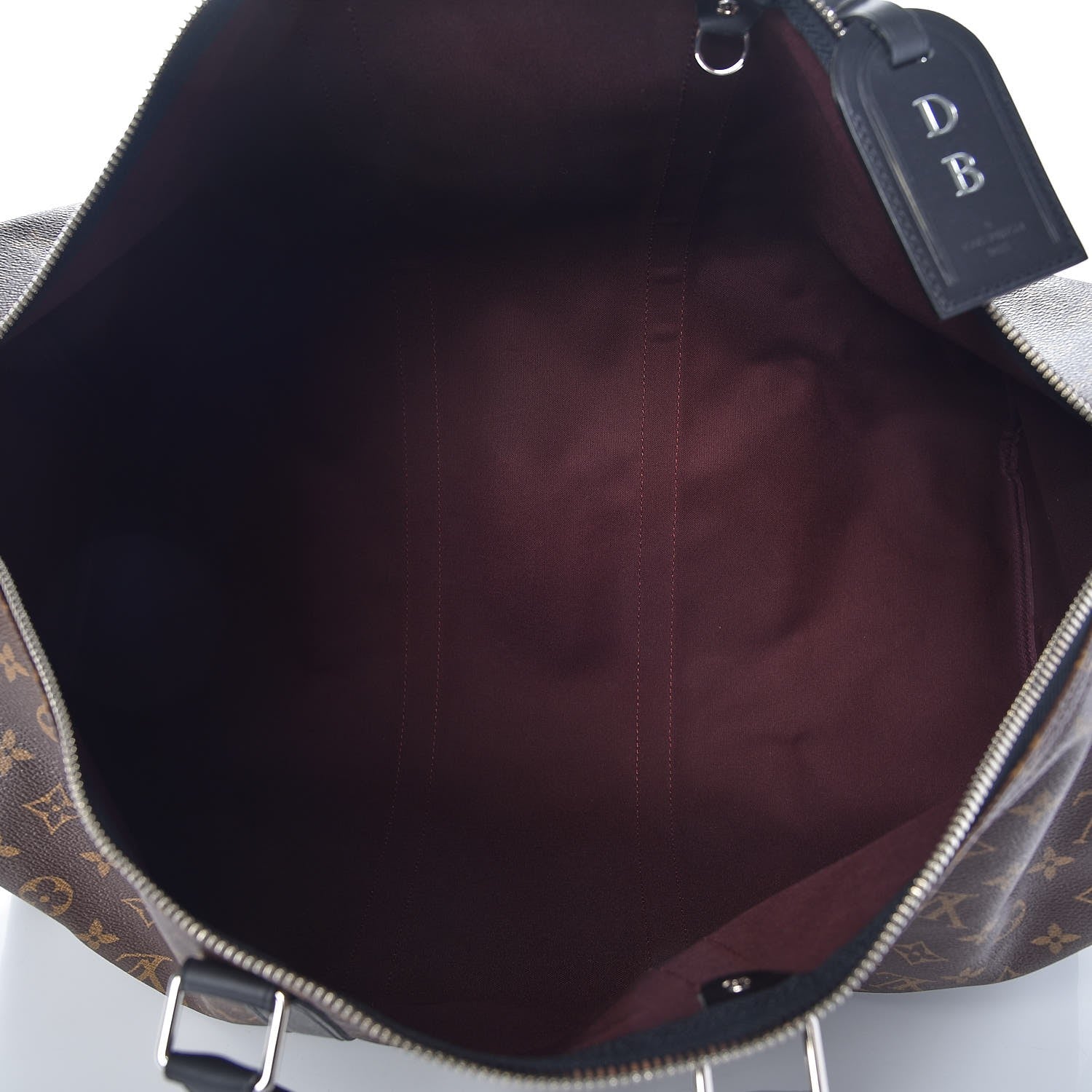 Louis Vuitton Monogram Macassar Keepall Bandouliere 55 6 of 10