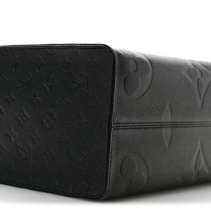 Louis Vuitton Empreinte Monogram Giant Onthego MM Black 8 of 10