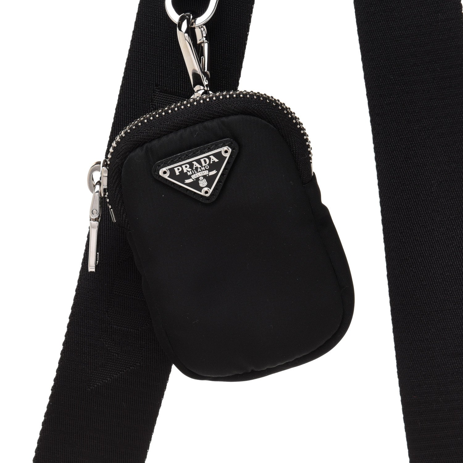 Prada Nylon Re-Edition 2005 Shoulder Bag Black 9 of 14