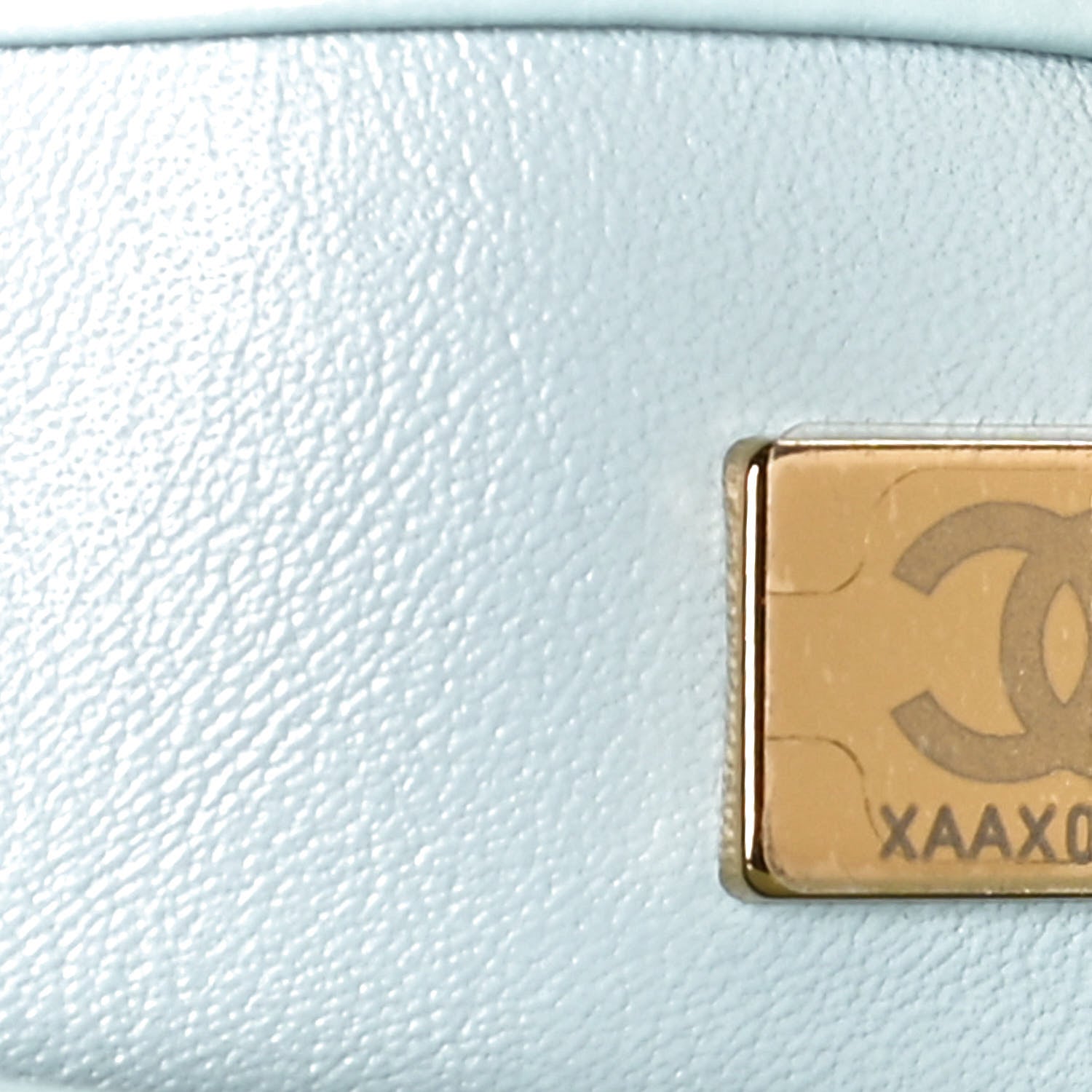 Chanel Lambskin Enamel Quilted Mini Pending CC Square Flap Light Blue 7 of 11