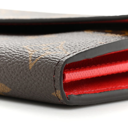 Louis Vuitton Monogram Sarah Wallet NM Coquelicot 9 of 15