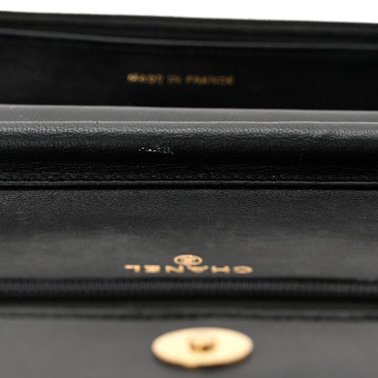 Chanel Lambskin Quilted Enamel Coco Casino Wallet On Chain WOC Black 13 of 15
