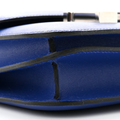Hermes Tadelakt Constance 18 Bleu Electrique 9 of 11