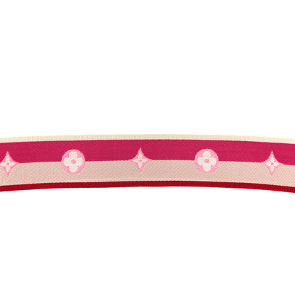 Louis Vuitton Jacquard Speedy Bandouliere 20 Shoulder Strap Fuchsia 3 of 4