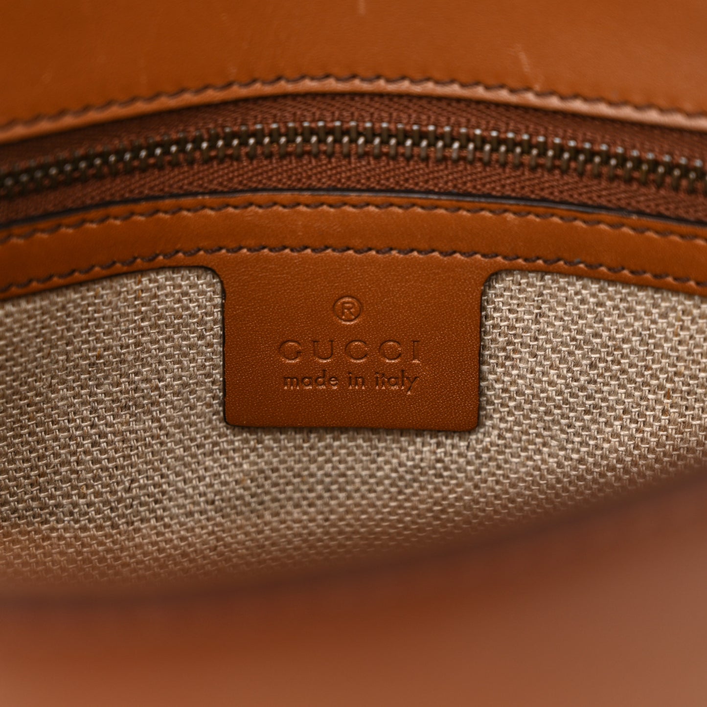 Calfskin Medium Lady Web Shoulder Bag Cuir