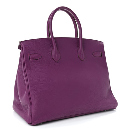 Hermes Togo Birkin 35 Anemone 2 of 10