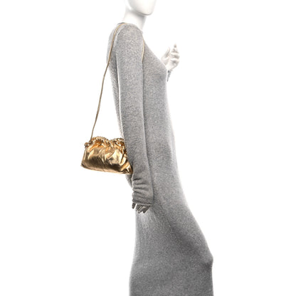 Mansur Gavriel Metallic Lambskin Mini Cloud Clutch Gold 2 of 9
