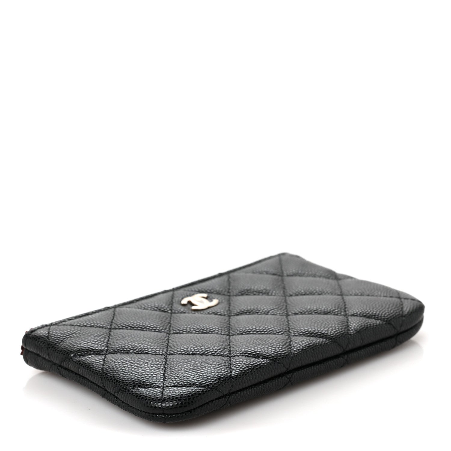 Chanel Caviar Quilted Small Cosmetic Case Black 4 of 10