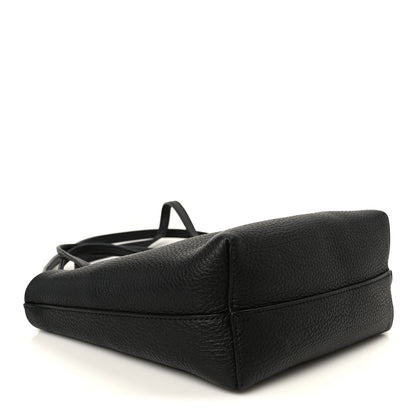 The Row Grained Calfskin Small Park Tote Black 4 of 9
