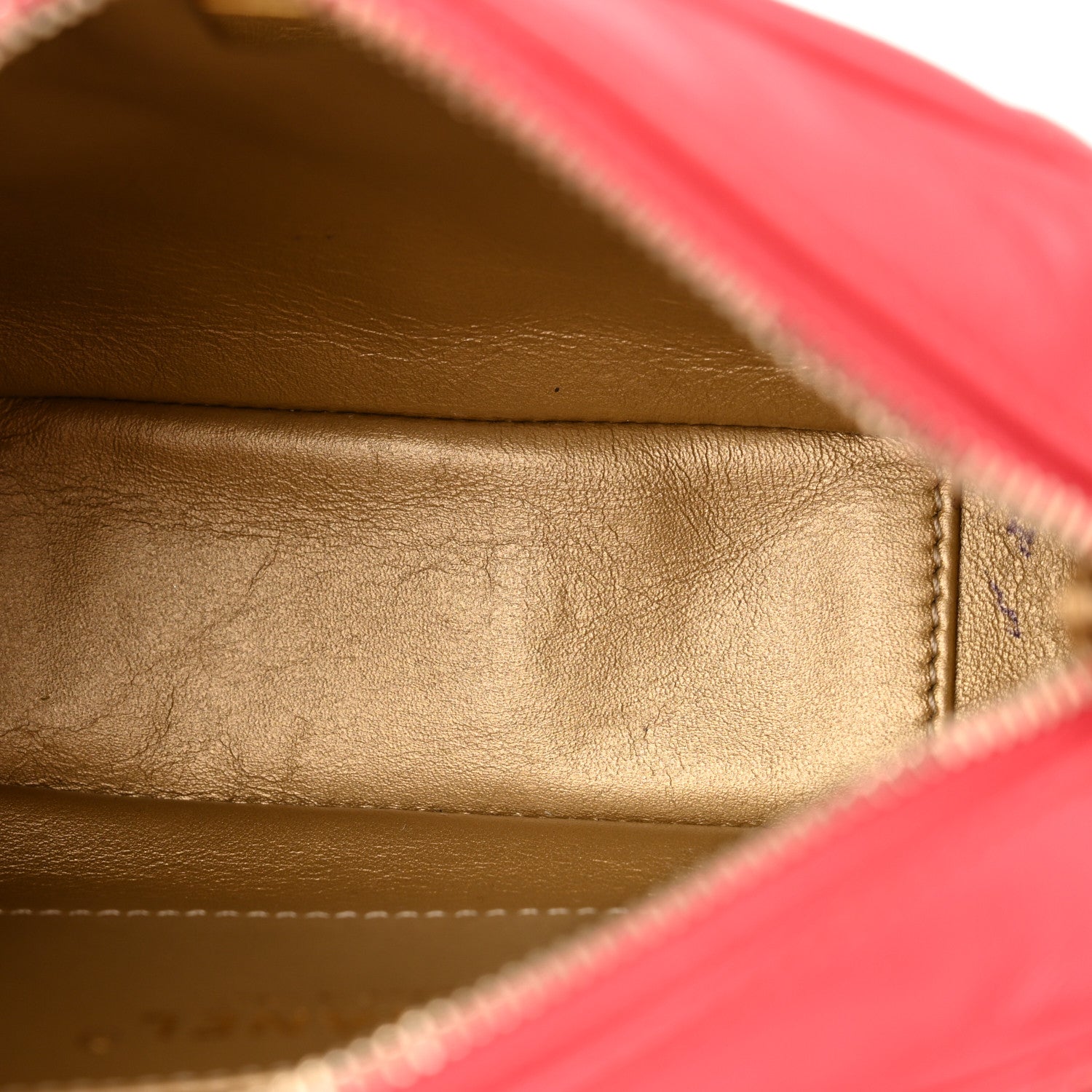 Chanel Lambskin Quilted CC Pearl Crush Camera Case Red 5 of 14