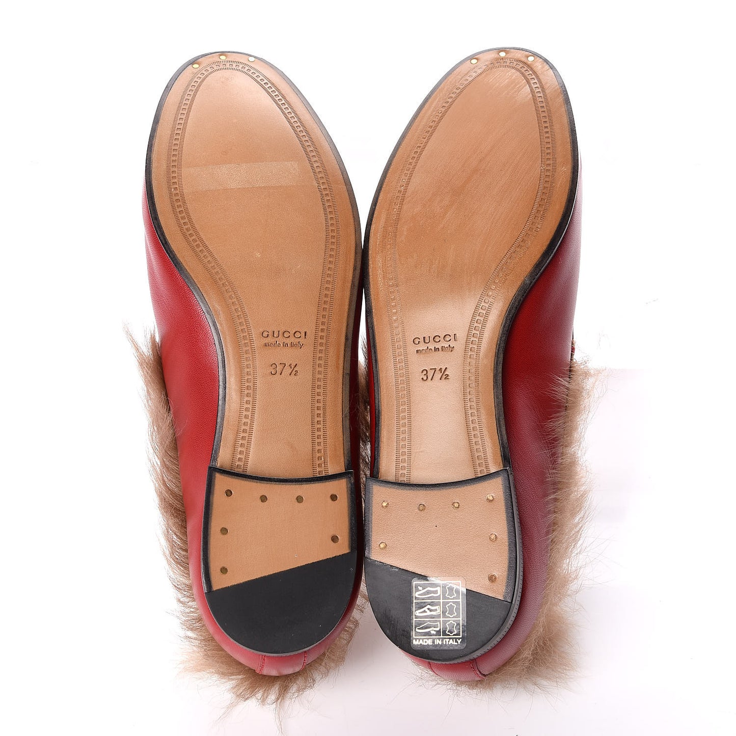 Malaga Kid Fur Womens Jordaan Loafers 37.5 Hibiscus Red Natural