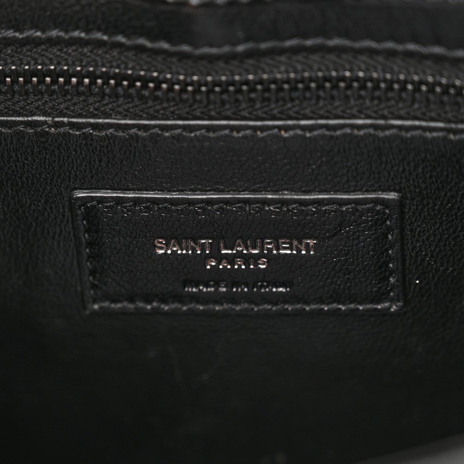 Saint Laurent Patent Le 5 A 7 Monochrome Hobo Black 6 of 12