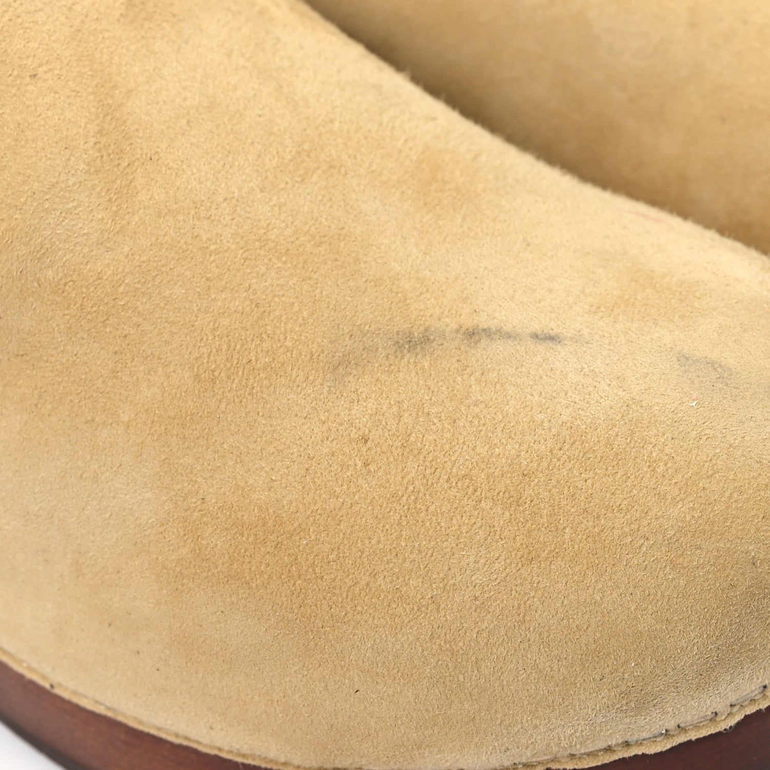 Chanel Suede Shearling CC Clogs 37 Beige 9 of 11