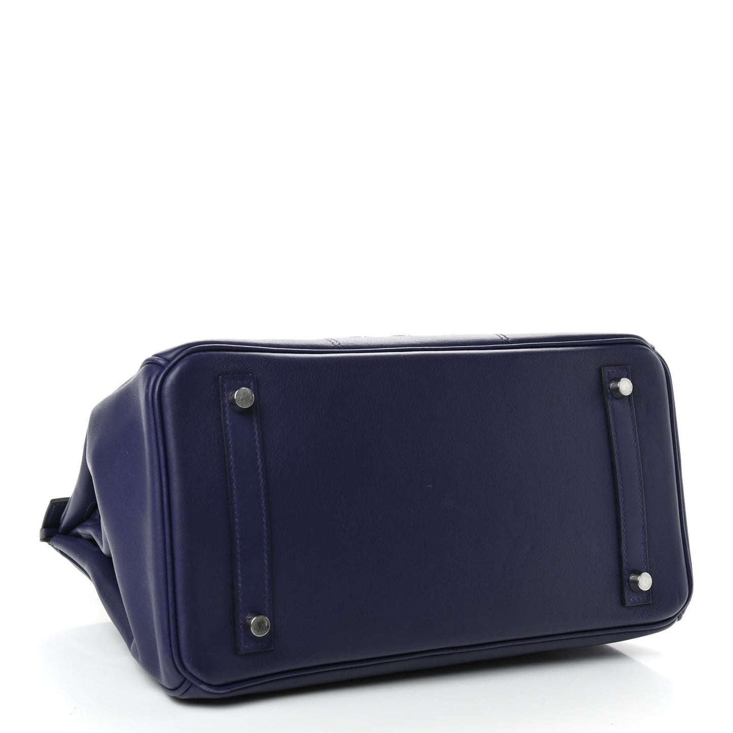 Swift Epsom Tressage Birkin 30 Bleu Encre Bleu Du Nord Gold