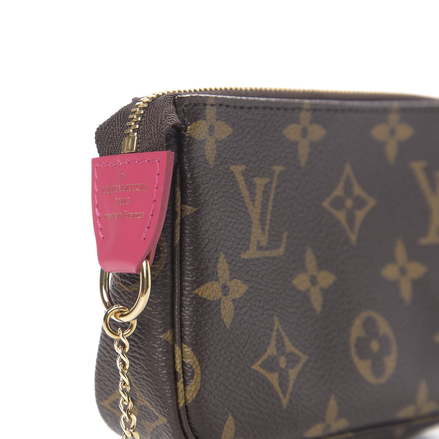 Monogram 2020 Christmas Animation Roller Coaster Mini Pochette Accessories Pivoine
