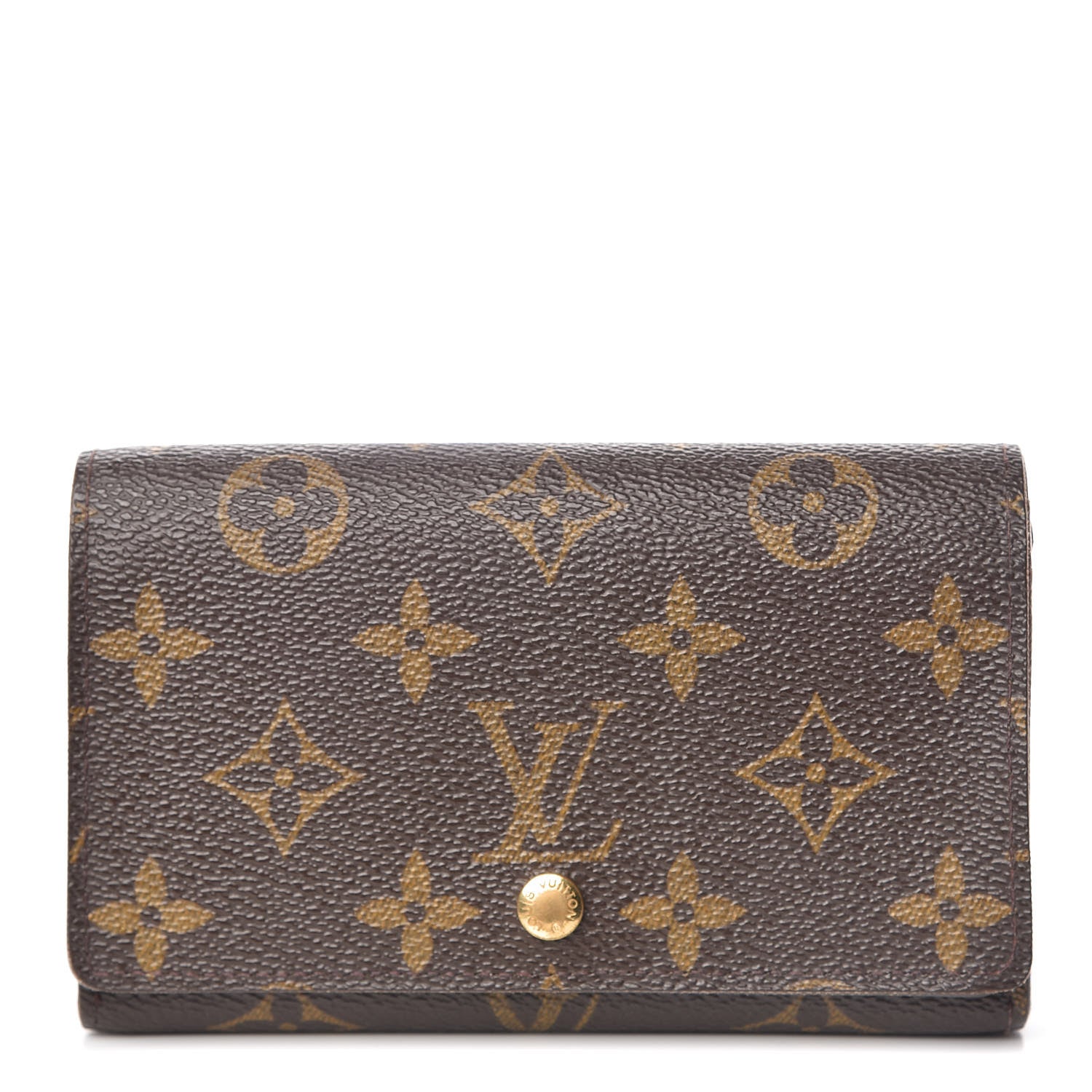 Louis Vuitton Monogram Porte-Monnaie Tresor Wallet 1 of 9