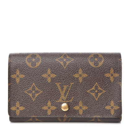 Louis Vuitton Monogram Porte-Monnaie Tresor Wallet 1 of 9