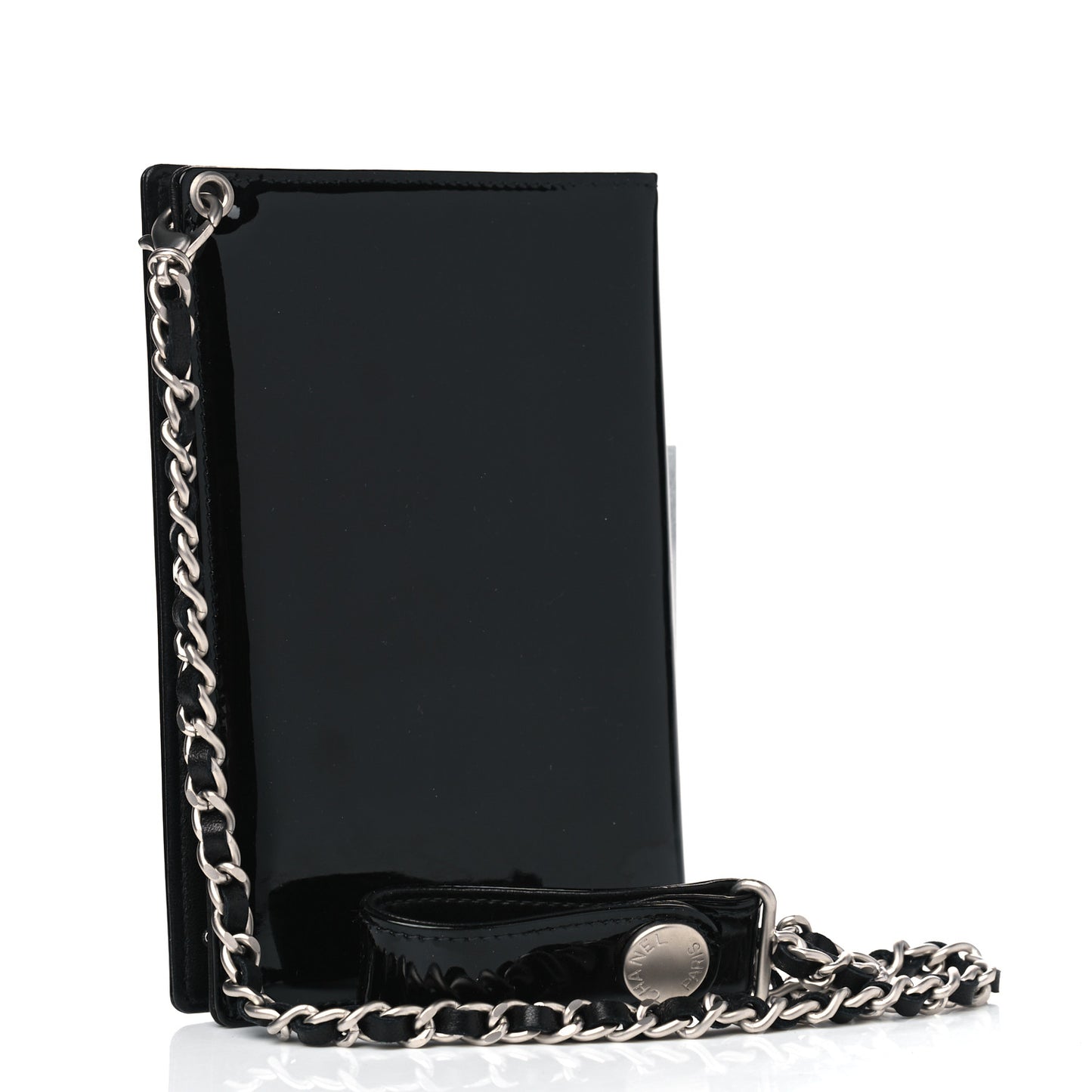 Patent Wallet With Chain Black