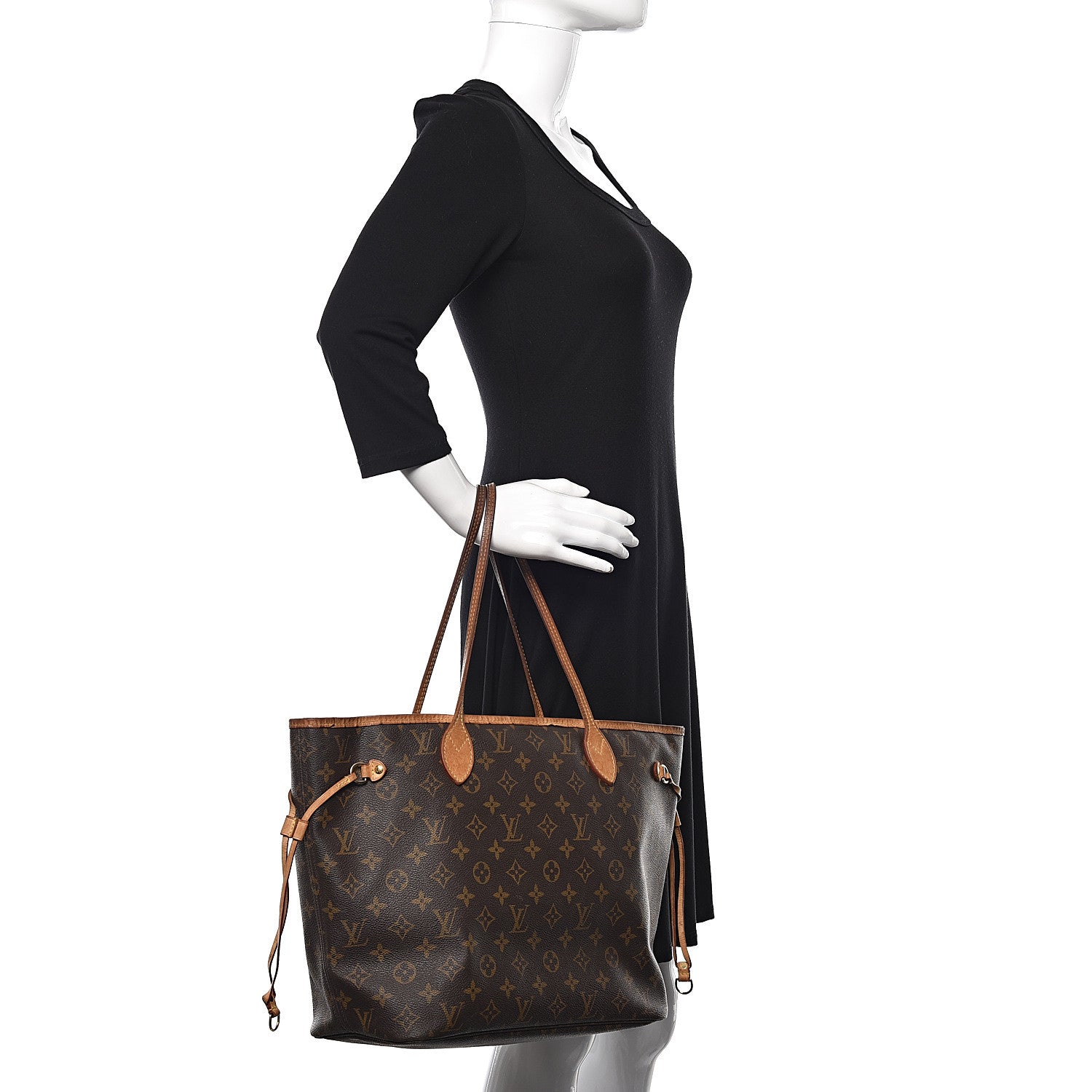 Louis Vuitton Monogram Neverfull MM 2 of 17