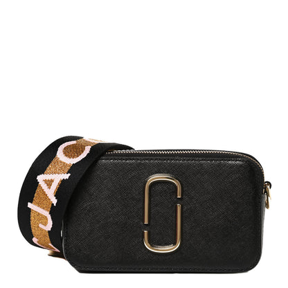 Marc Jacobs Saffiano Small Snapshot Camera Bag Black 1 of 10