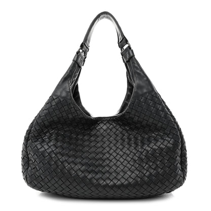 Bottega Veneta Nappa Intrecciato Medium Campana Hobo Black 1 of 10