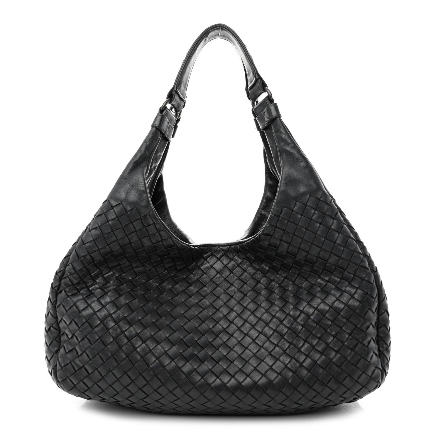 Bottega Veneta Nappa Intrecciato Medium Campana Hobo Black 1 of 10