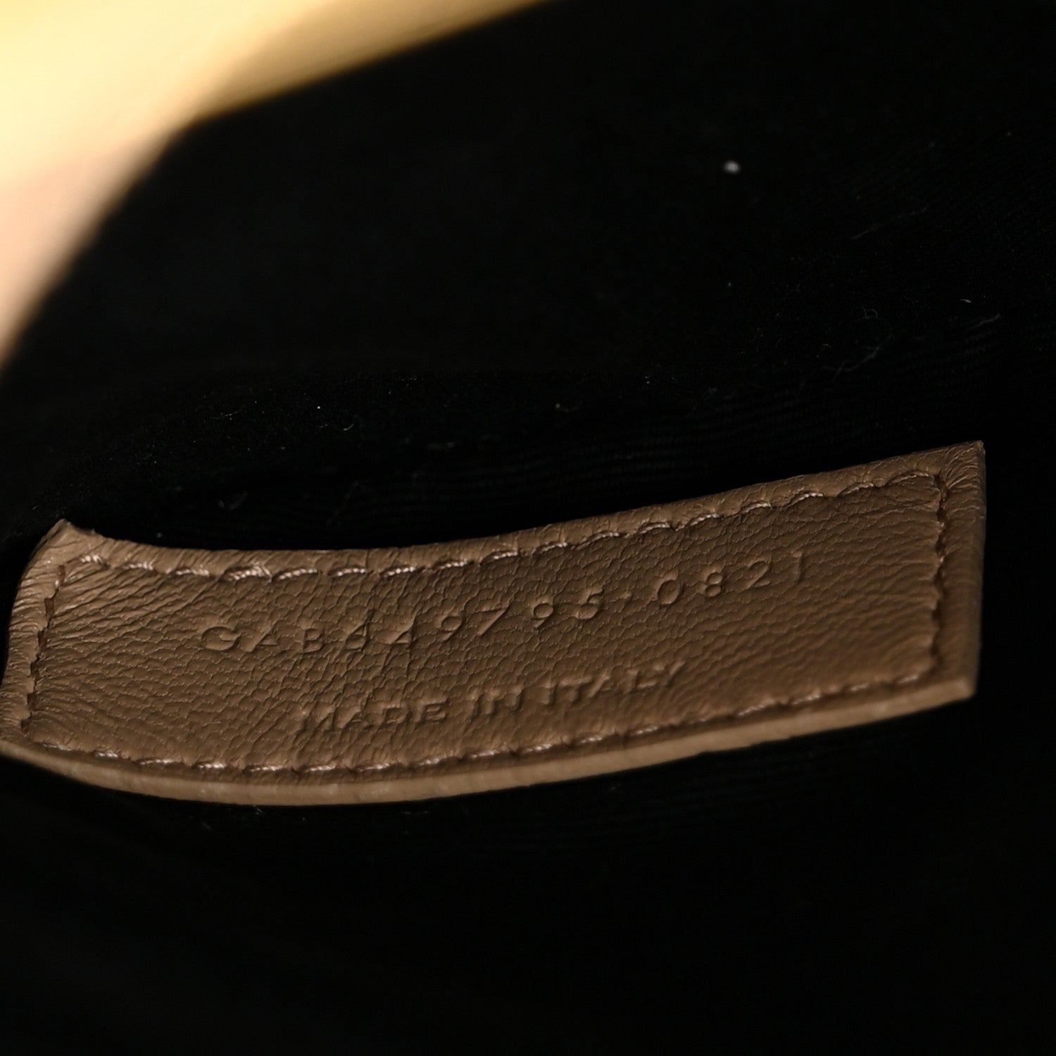 Saint Laurent Smooth Calfskin Le Maillon Satchel Dark Beige 7 of 13