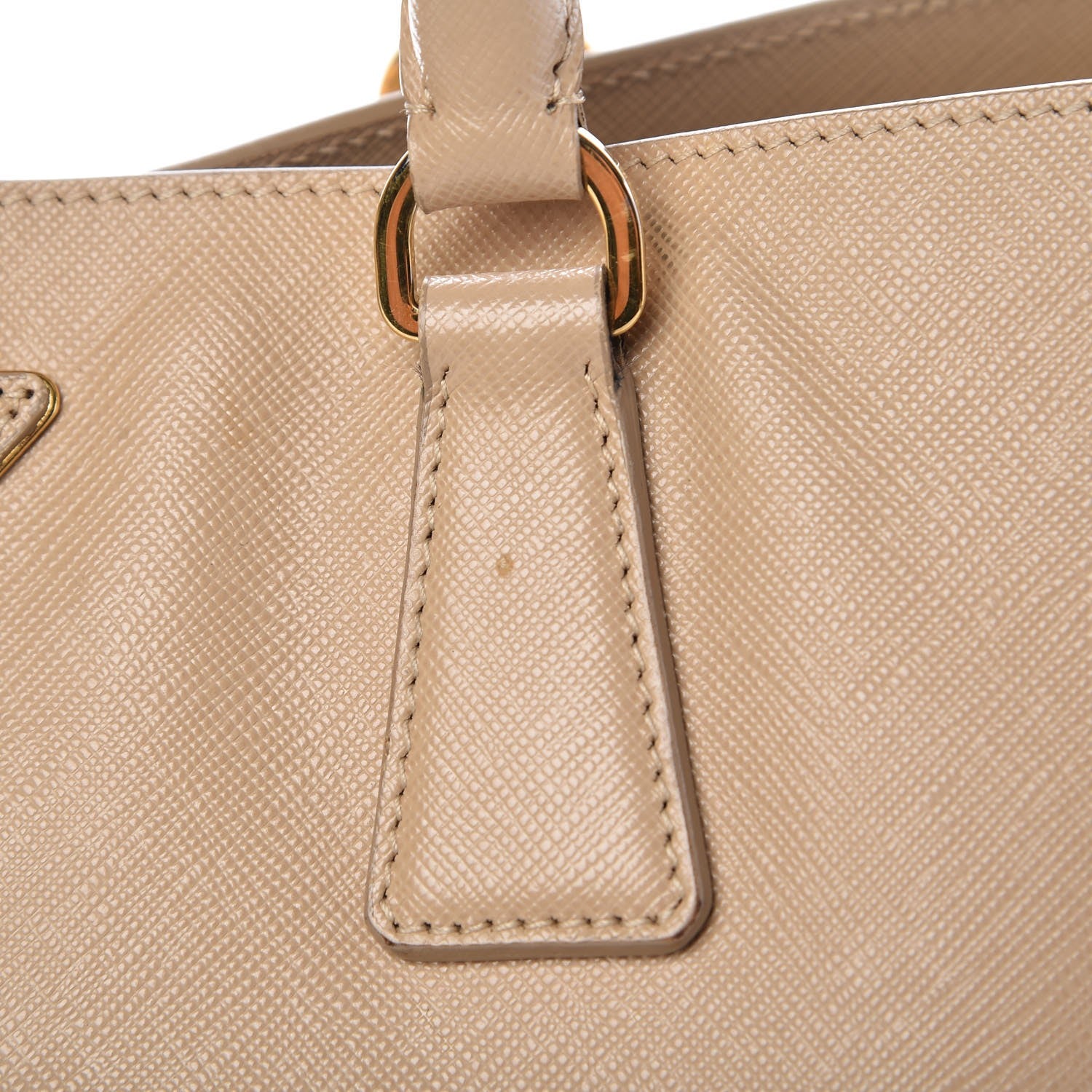 Prada Saffiano Lux Large Tote Cammeo 16 of 19