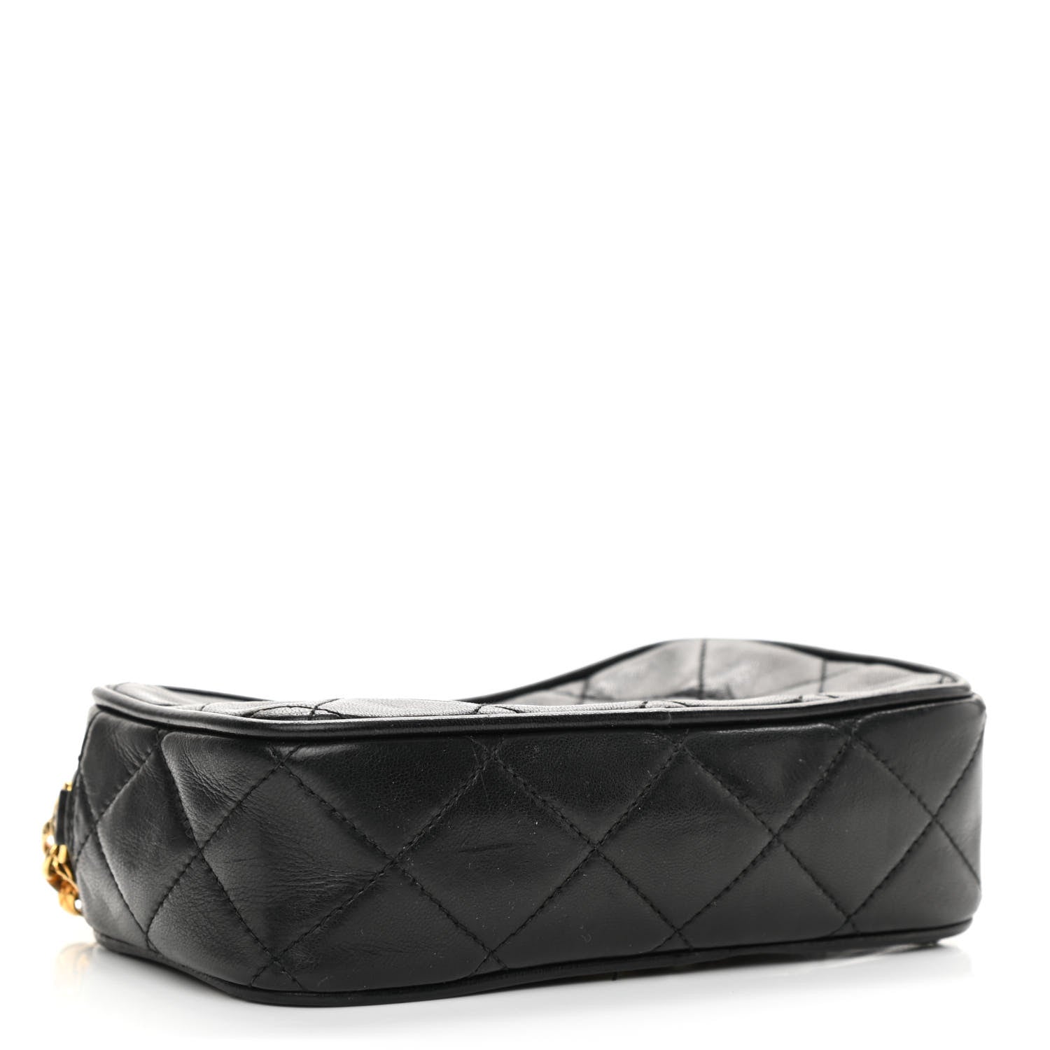 Chanel Lambskin Quilted Tassel Camera Case Black 3 of 11