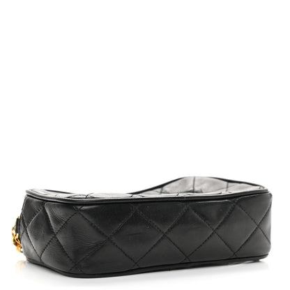 Chanel Lambskin Quilted Tassel Camera Case Black 3 of 11