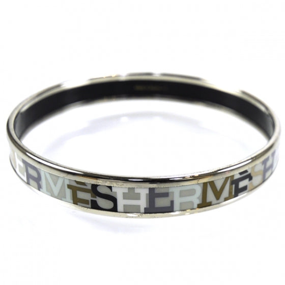 Hermes Enamel Narrow Capitales Bracelet 1 of 5