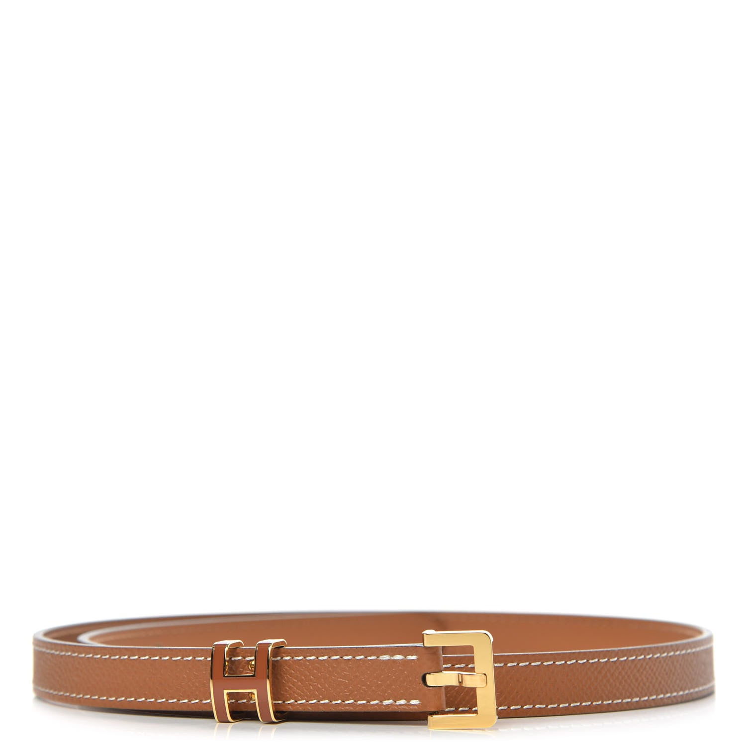 Hermes Epsom 15mm Pop H Belt 70 Gold 1 of 6