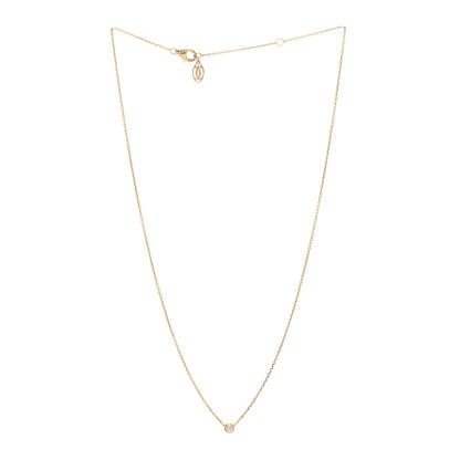 Cartier 18K Yellow Gold Diamond XS D'Amour Pendant Necklace 3 of 5