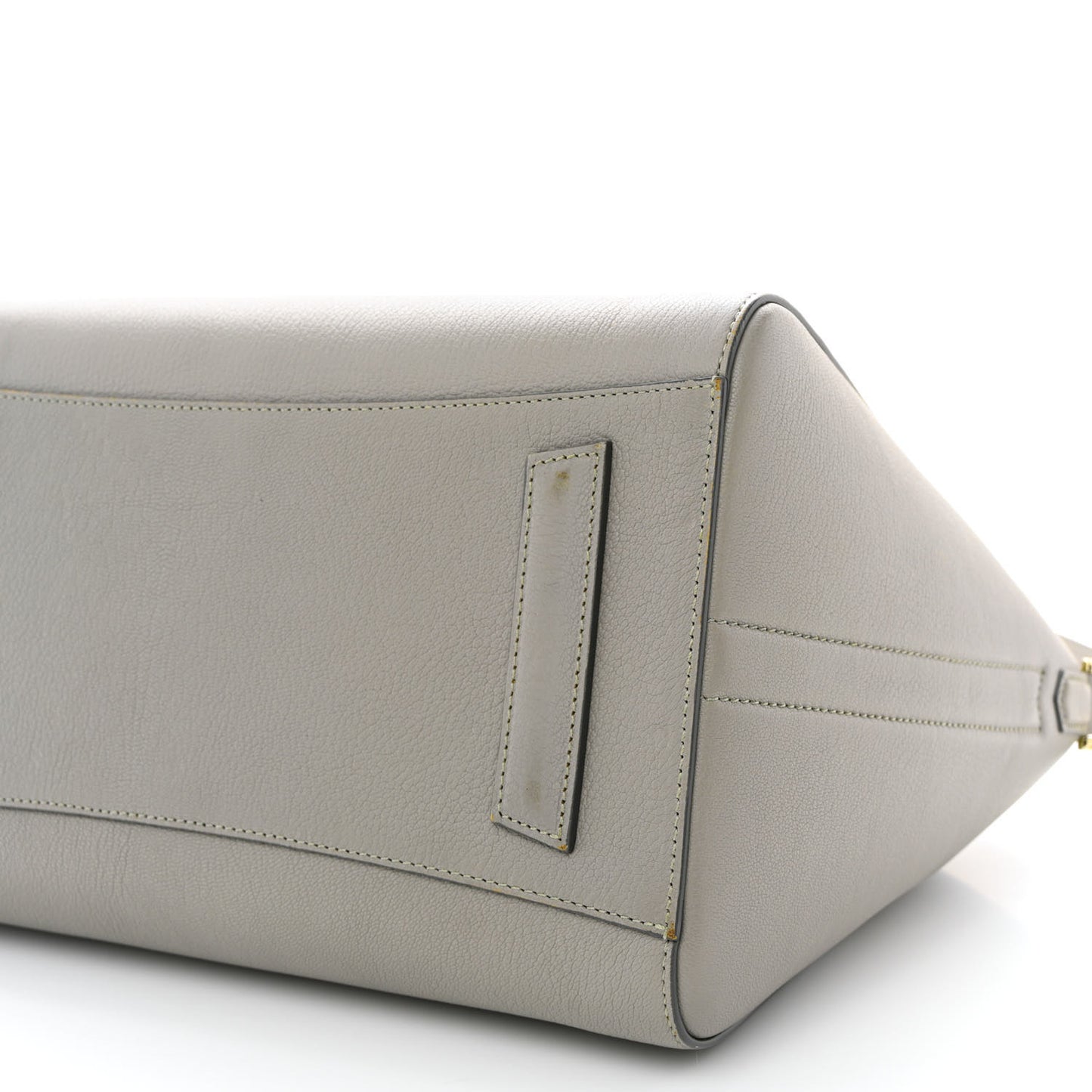 Sugar Goatskin Medium Antigona Pearl Grey