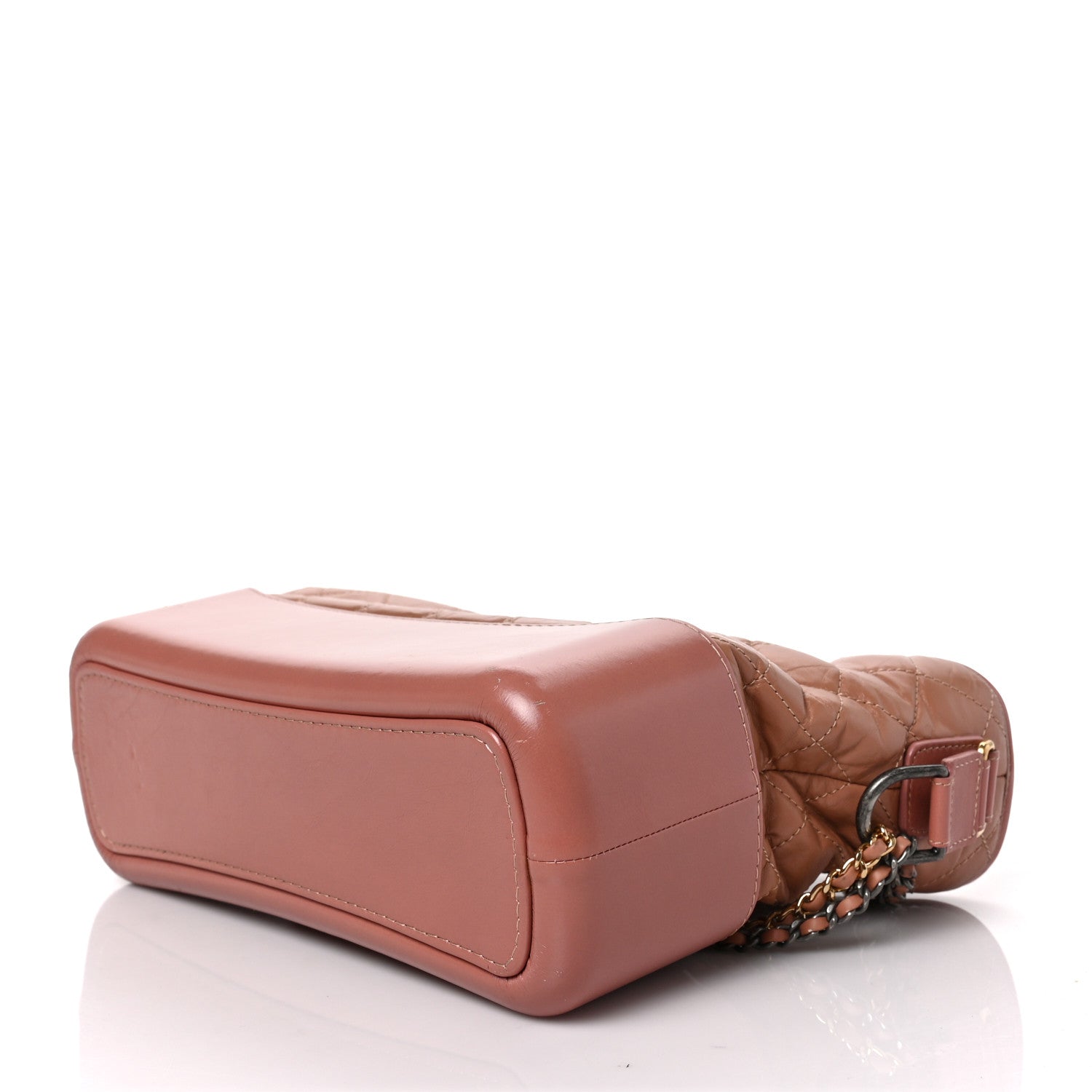 Chanel Aged Calfskin Quilted Medium Gabrielle Hobo Pink 8 of 8