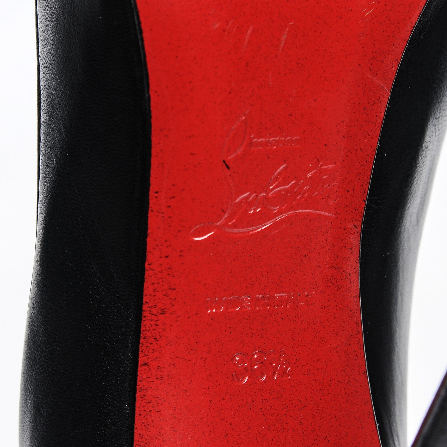 Christian Louboutin Kid Pigalle Follies 100 Pumps 36.5 Black 6 of 8