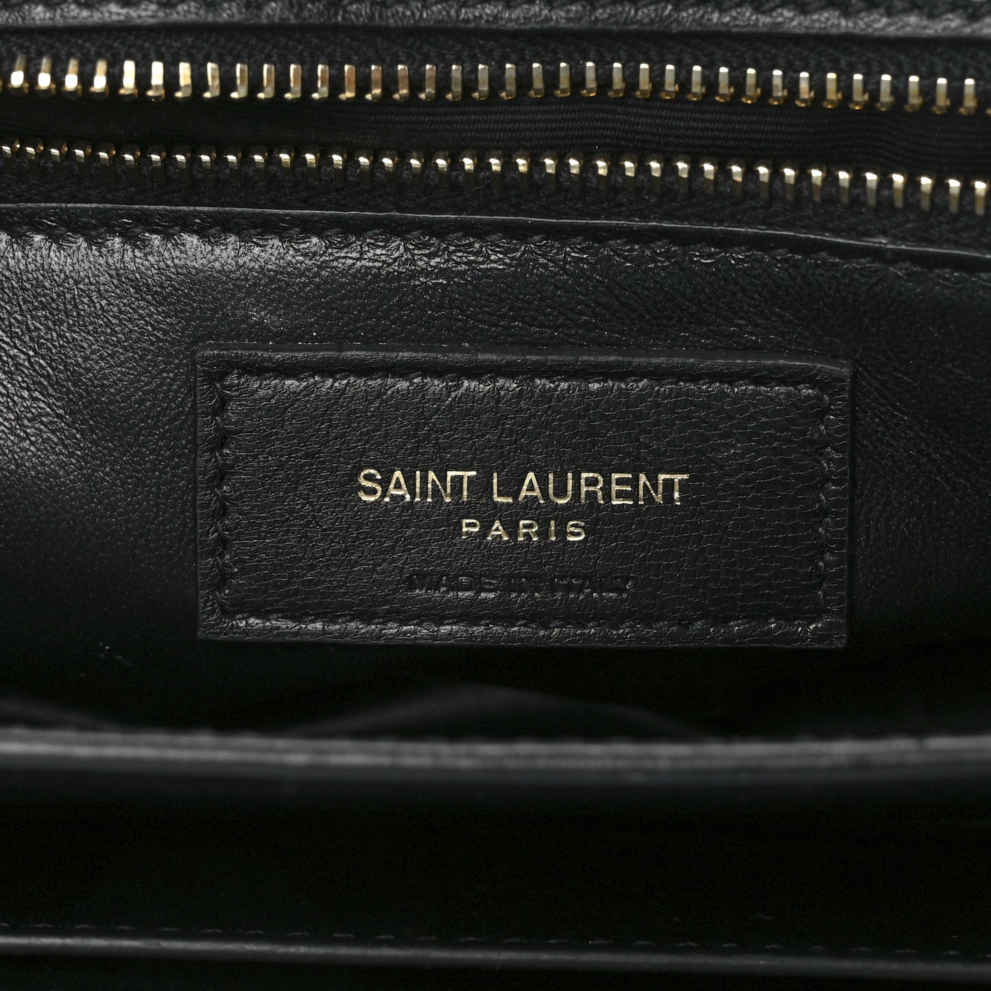 Smooth Calfskin Le Maillon Satchel Black