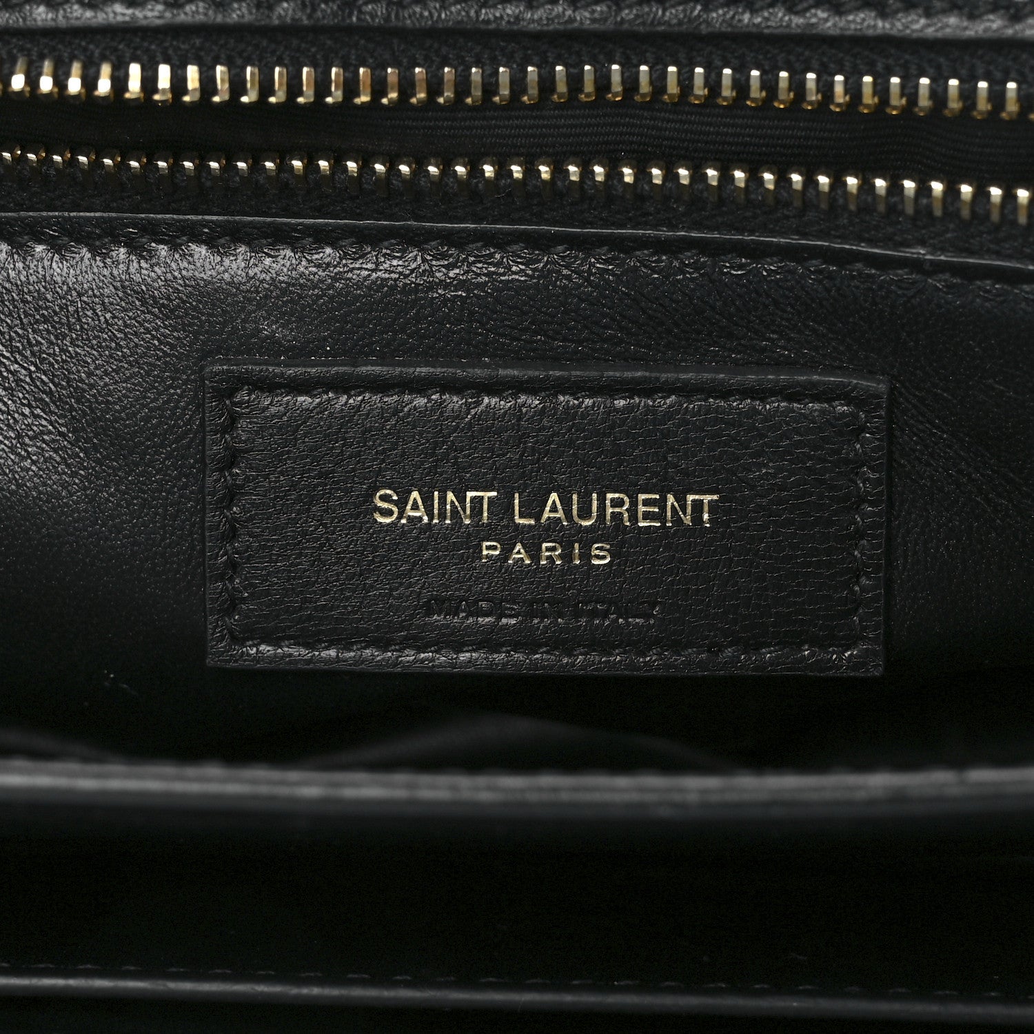 Saint Laurent Smooth Calfskin Le Maillon Satchel Black 6 of 15