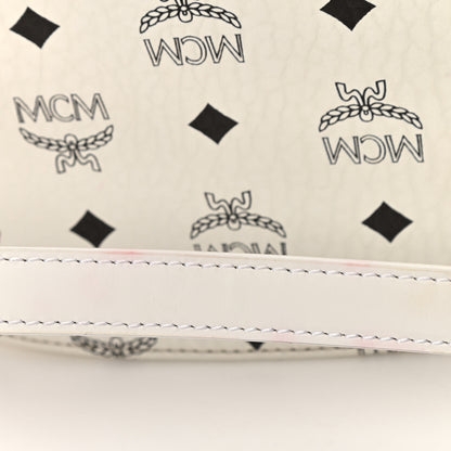 MCM Visetos Small Patricia Crossbody Bag White 11 of 11