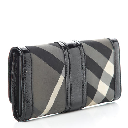 Burberry Beat Check Penrose Continental Wallet Black 3 of 8
