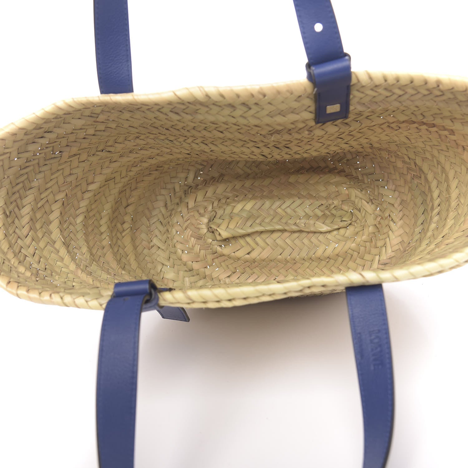 Loewe Raffia Basket Tote Bag Cream Multi 5 of 11