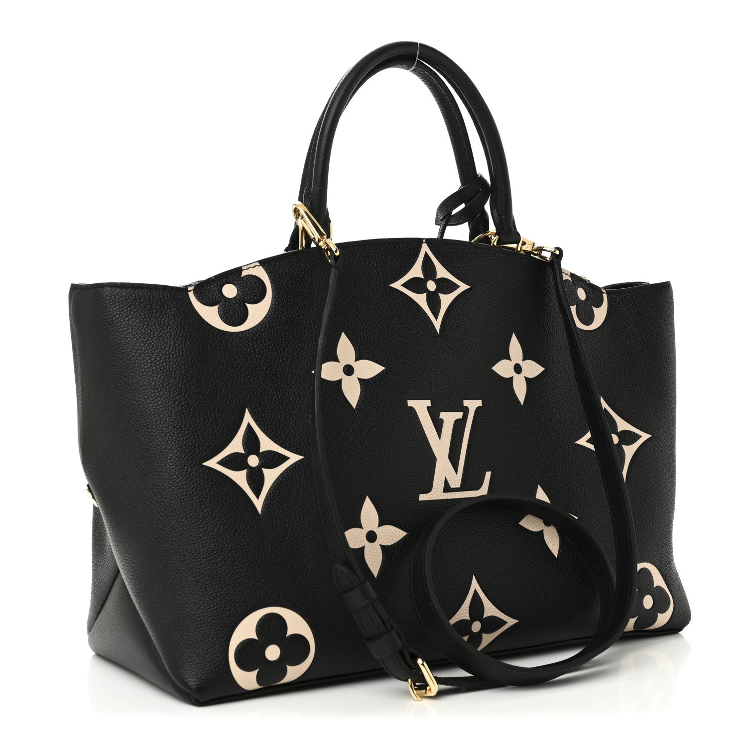 Louis Vuitton Empreinte Monogram Giant Grand Palais Black Beige 3 of 10
