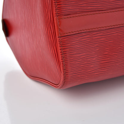 Louis Vuitton Epi Speedy 25 Castillan Red 9 of 12