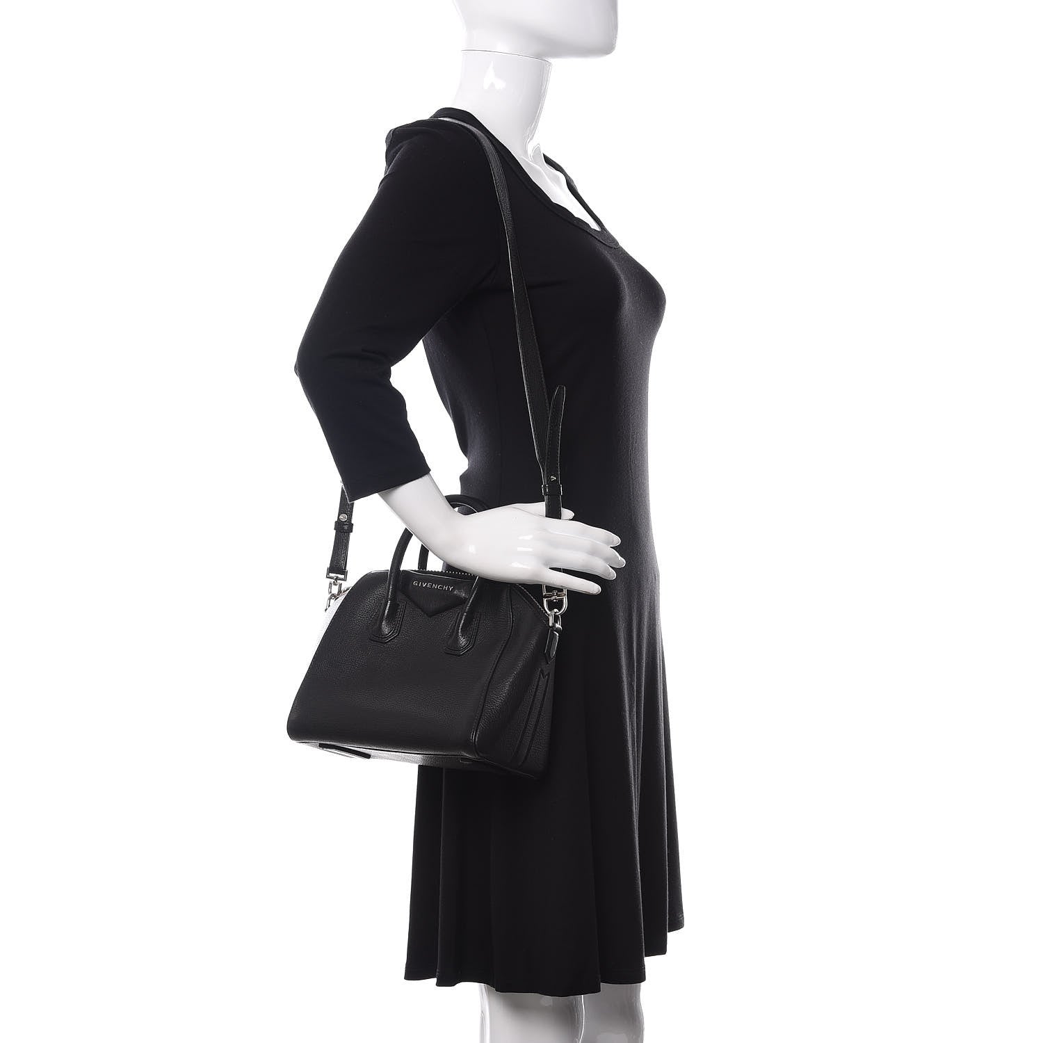 Givenchy Sugar Goatskin Mini Antigona Black 2 of 10