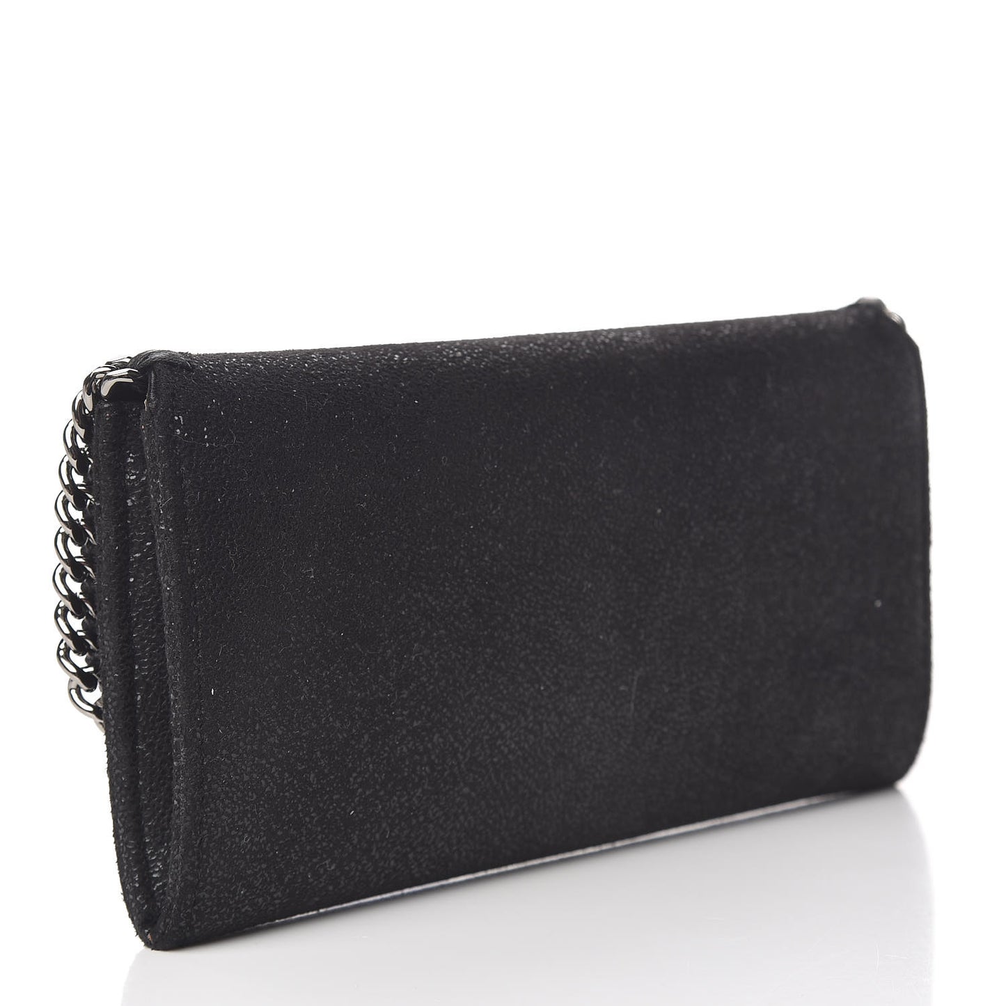 Shaggy Deer Falabella Flap Wallet Black